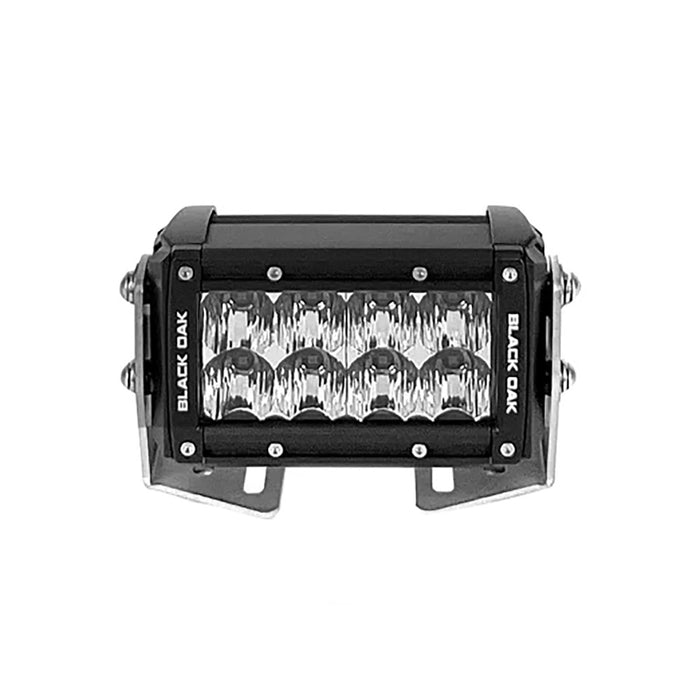 Black Oak Pro Series 3.0 Double Row 4" LED Light Bar - Spot Optics - Black Housing [4S-D5OS]