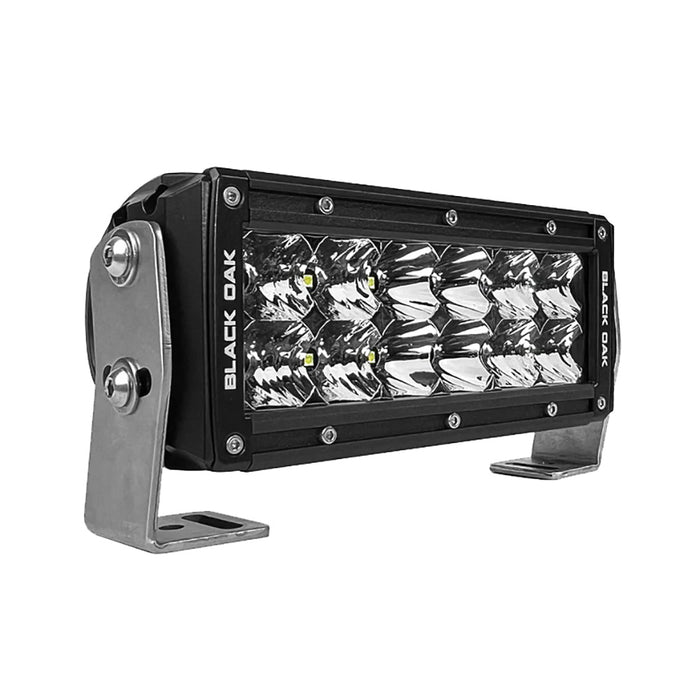 Black Oak Pro Series 3.0 Double Row 6" LED Light Bar - Combo Optics - Black Housing [6C-D5OS]