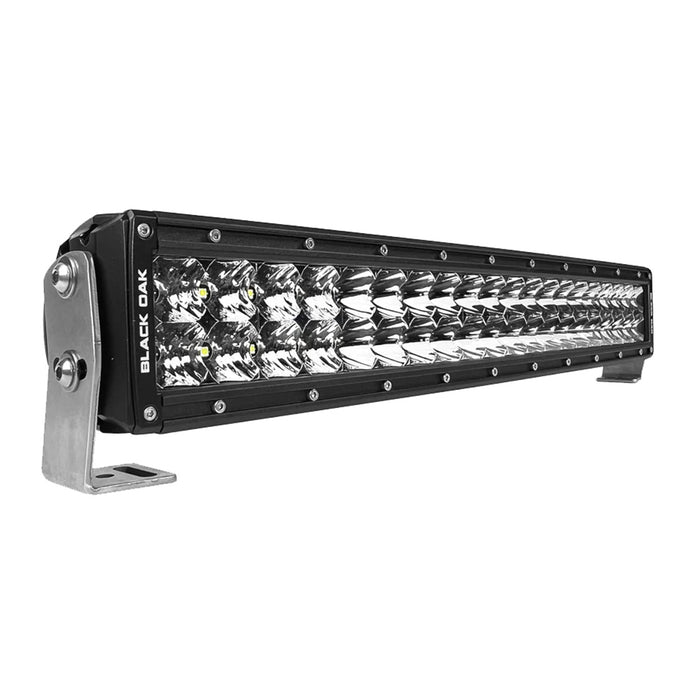 Black Oak Pro Series 3.0 Double Row 20" LED Light Bar - Combo Optics - Black Housing [20C-D5OS]