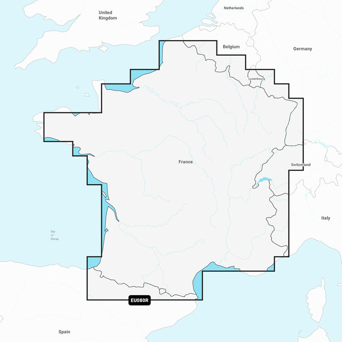 Garmin Navionics Vision+ NVEU080R - France, Lakes  Rivers - Inland Marine Chart [010-C1256-00]